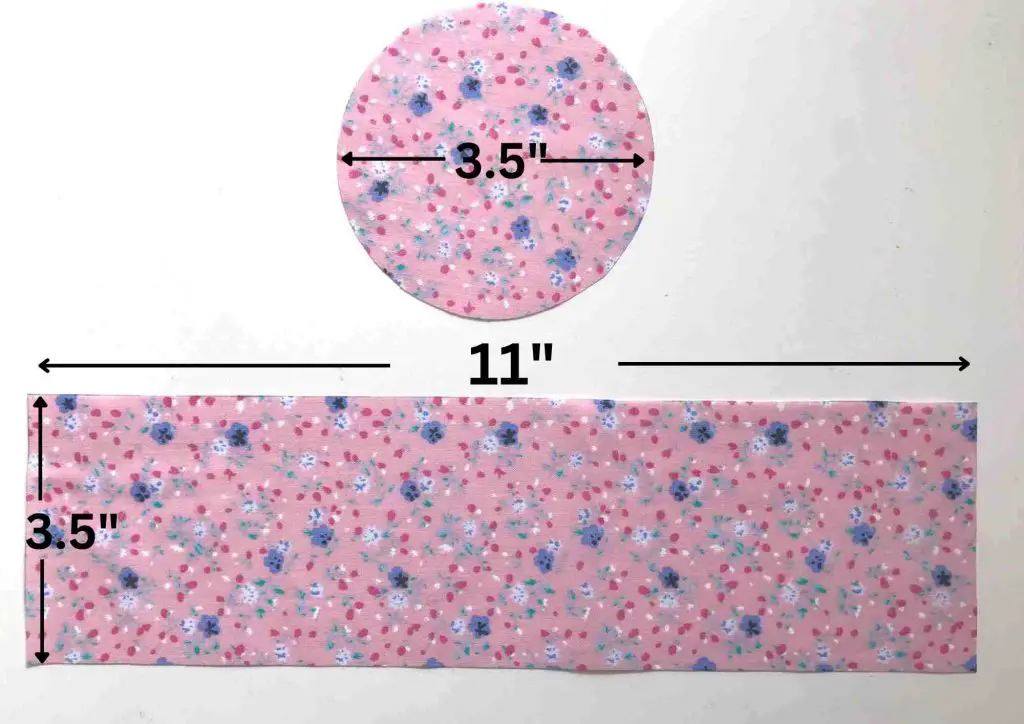 fabric pieces measurements
