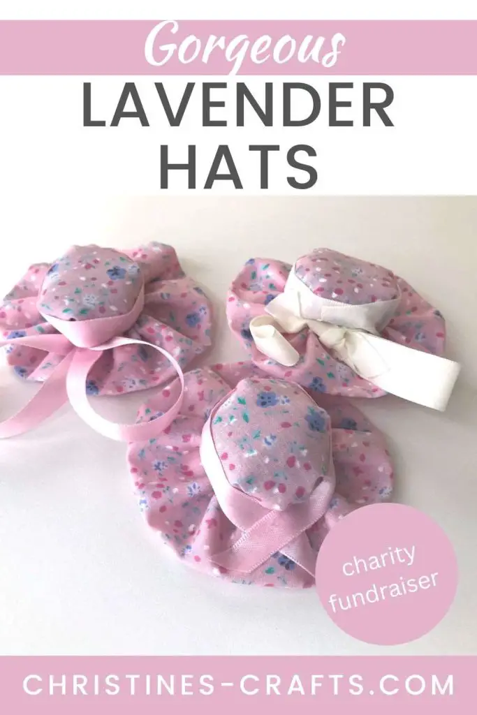 lavender bag hats Pinterest pin
