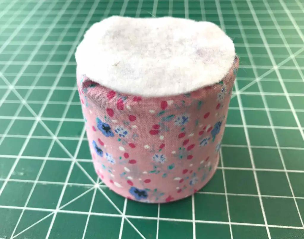 lavender basket felt base attached