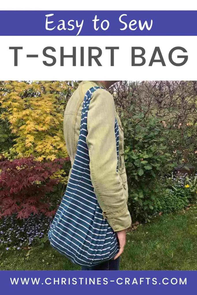 sewn t shirt bag Pinterest pin