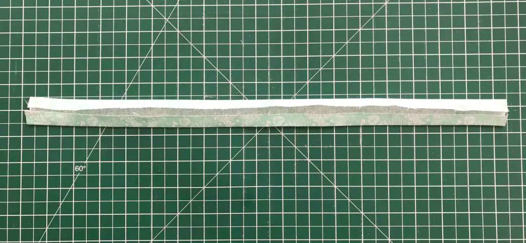 binding folded and pressed