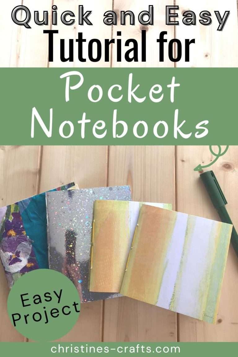 How to Make Cute DIY Pocket Notebooks in Minutes!