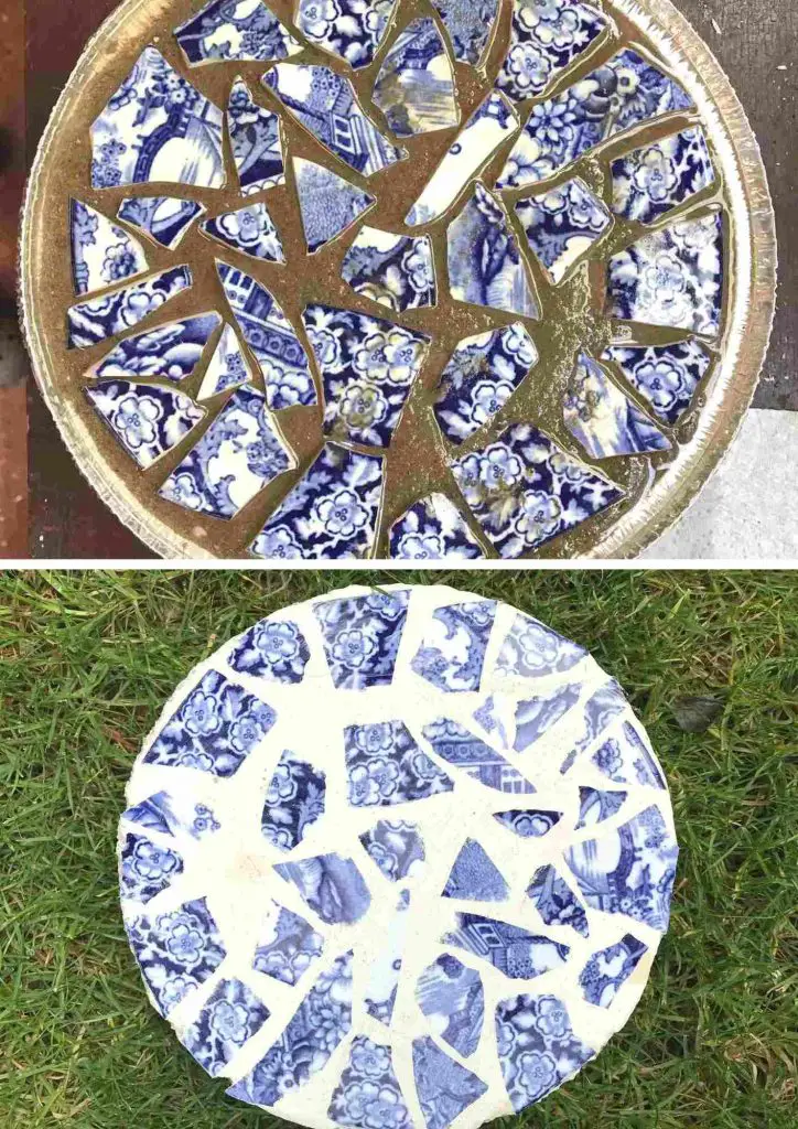 stepping stone before and after grout