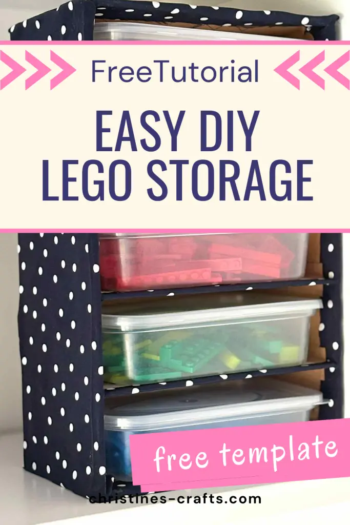 shoebox storage Pinterest pin