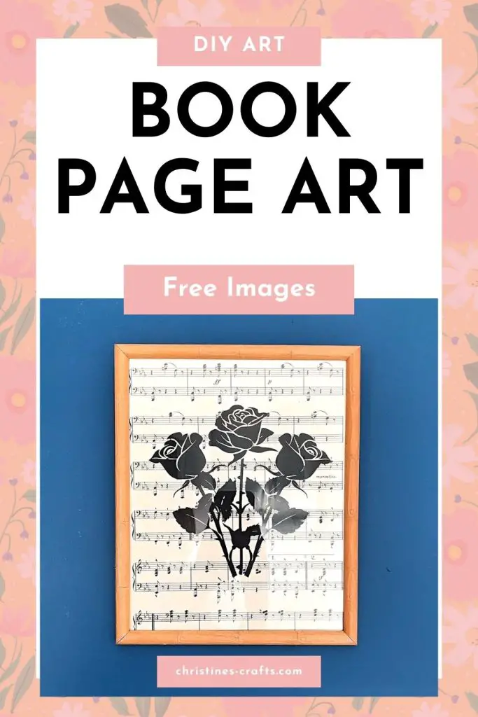 book page art Pinterest pin