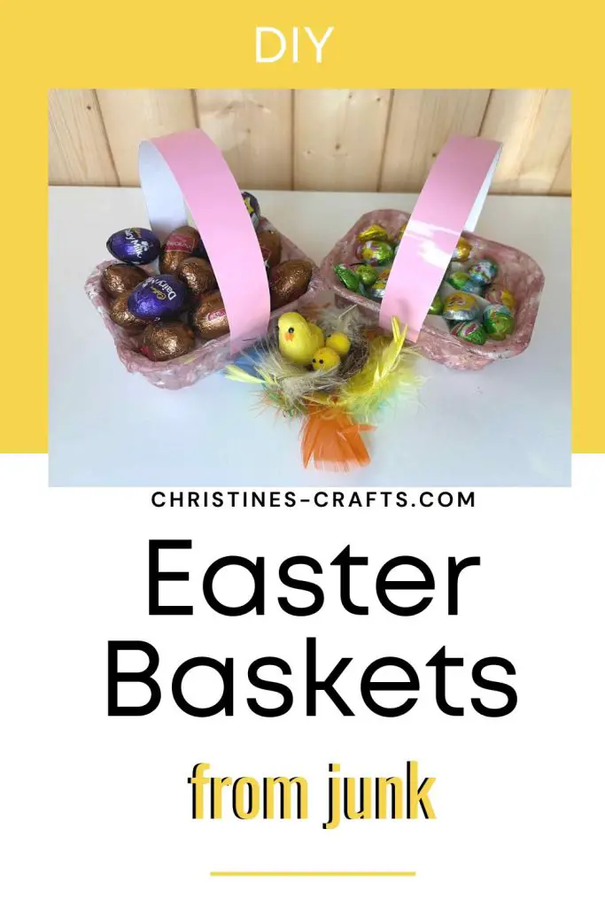 easter baskets Pinterest pin