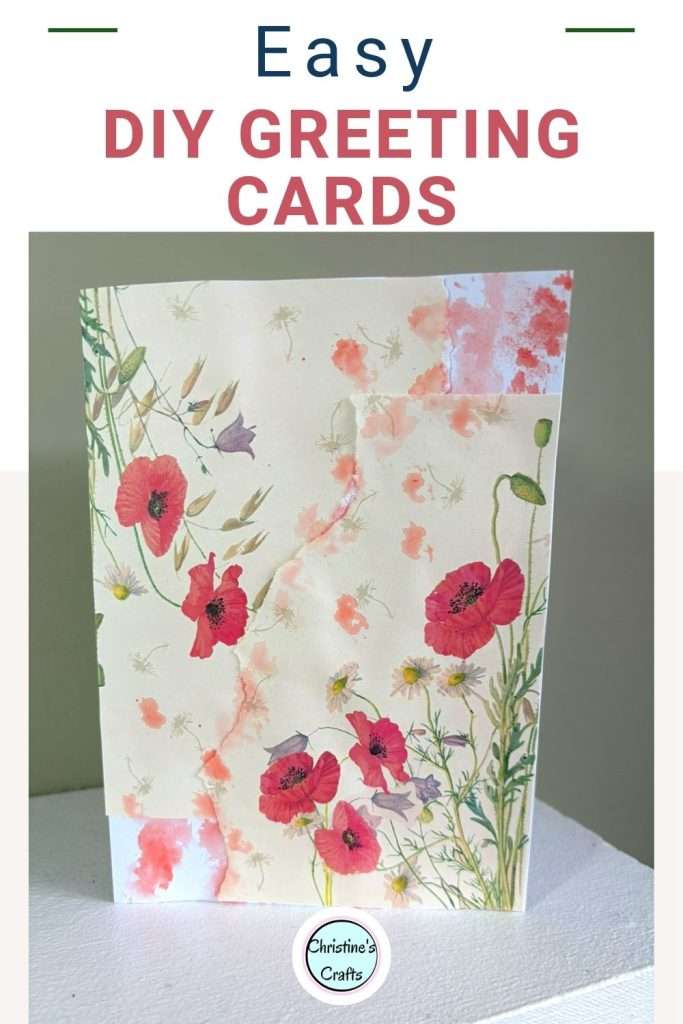 pretty paper card Pinterest pin