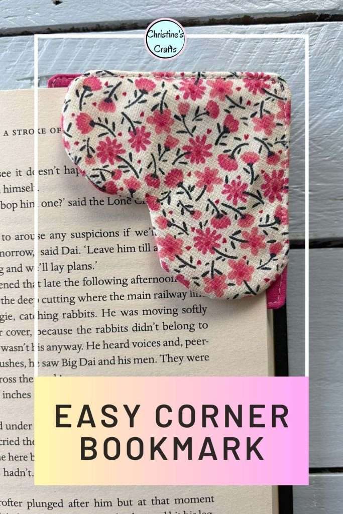 heart corner bookmark Pinterest pin
