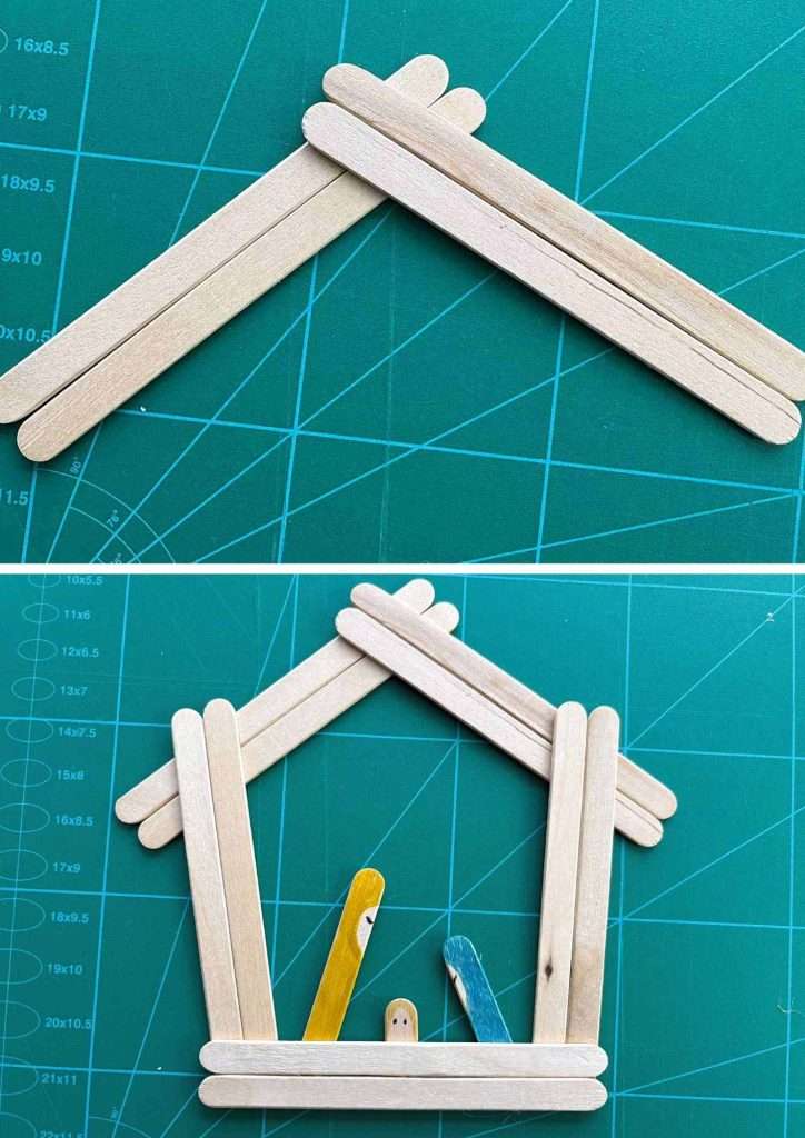 roof and nativity stable