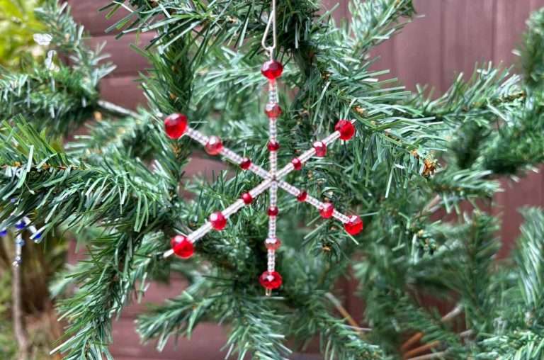 snowflake Christmas ornaments