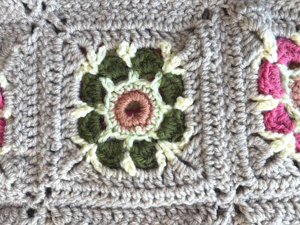 green granny square
