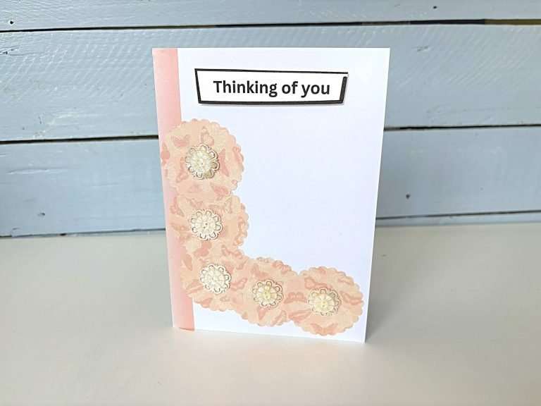 pretty card handmade