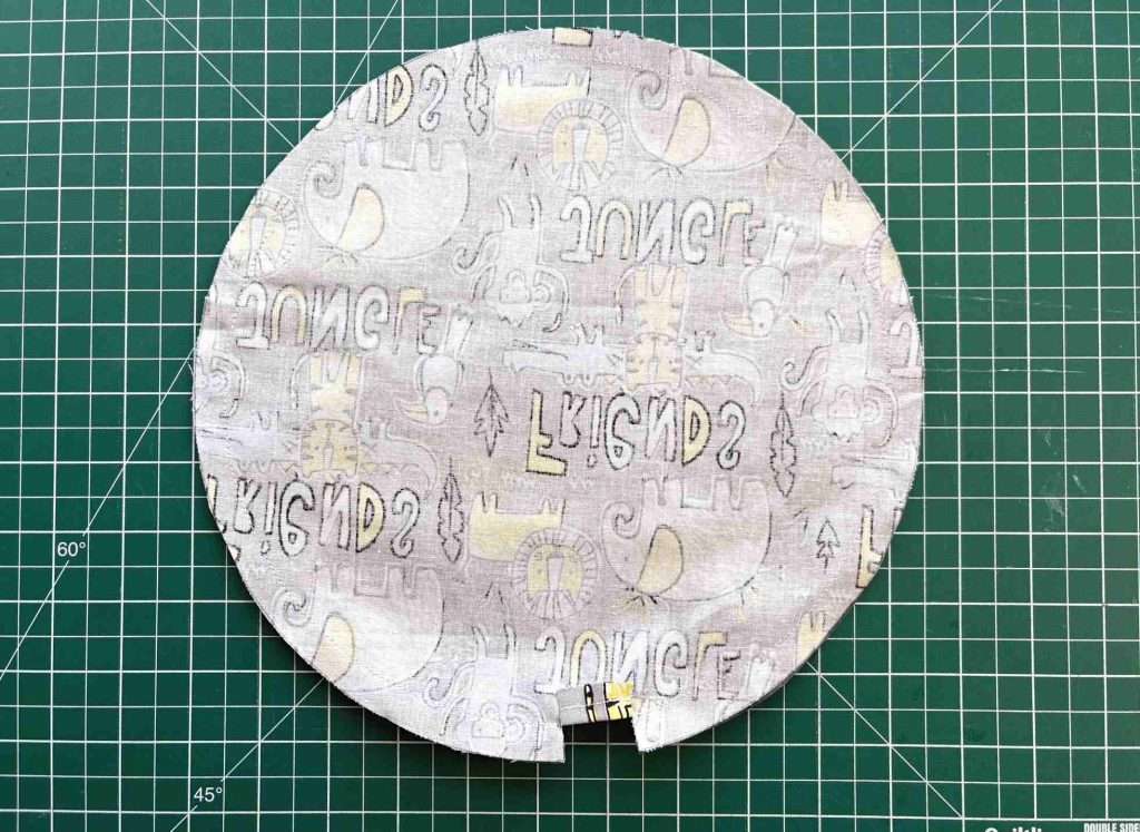 circles top sewn together