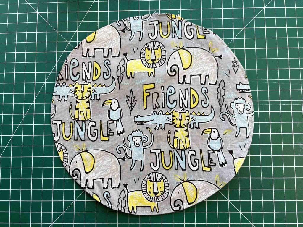 drawstring casing sewn