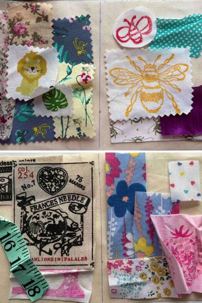 scrappy fabric book pages 1