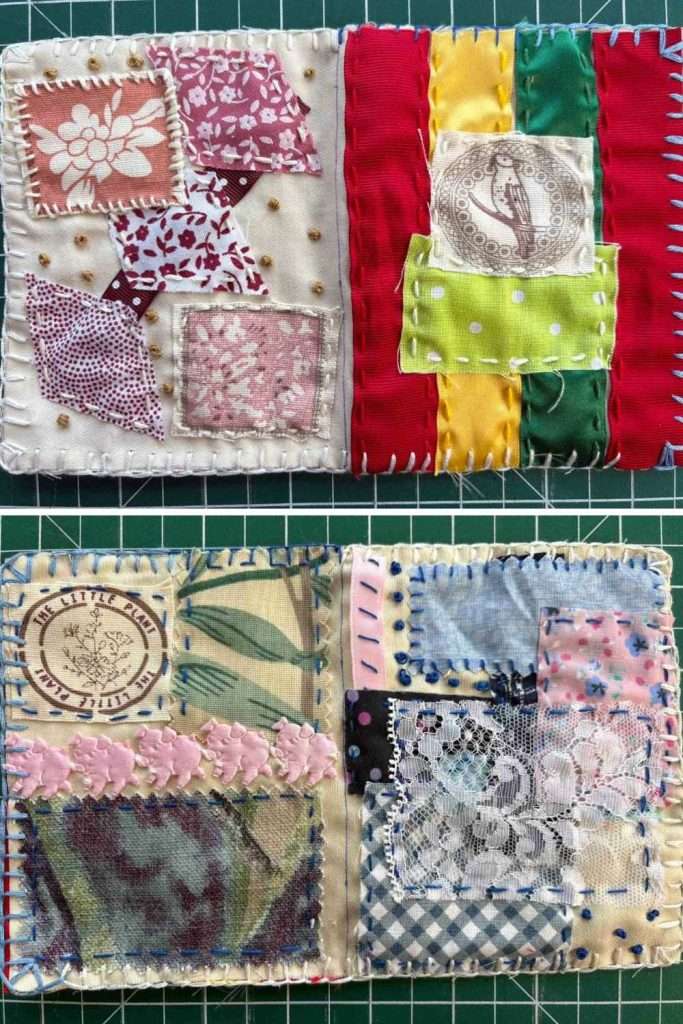 scrappy fabric book pages 3