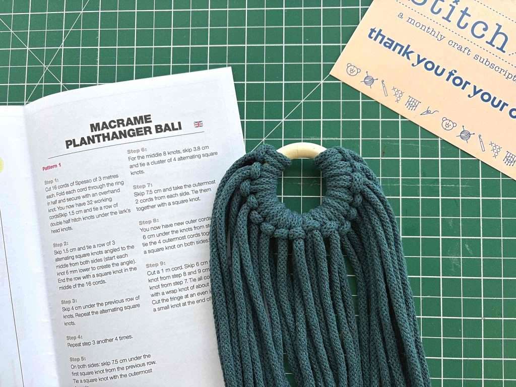 macrame and instructions
