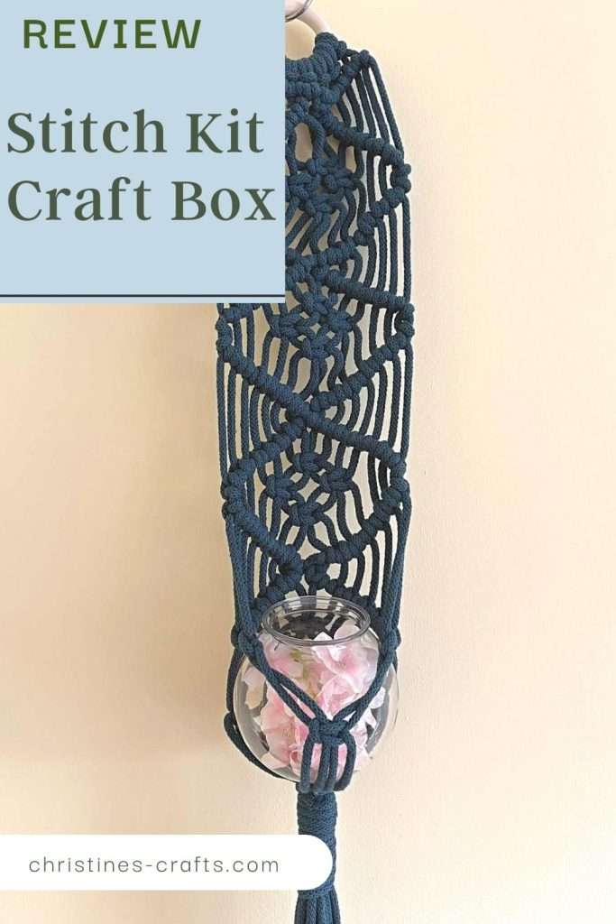stitch kit craft box review Pinterest pin