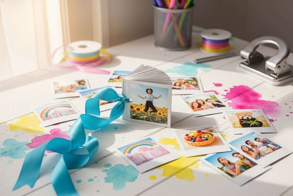 small photo flip book creation