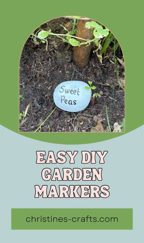 garden markers Pinterest pin