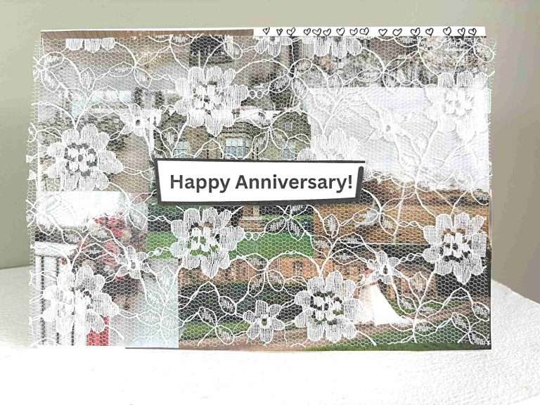 wedding anniversary card pretty
