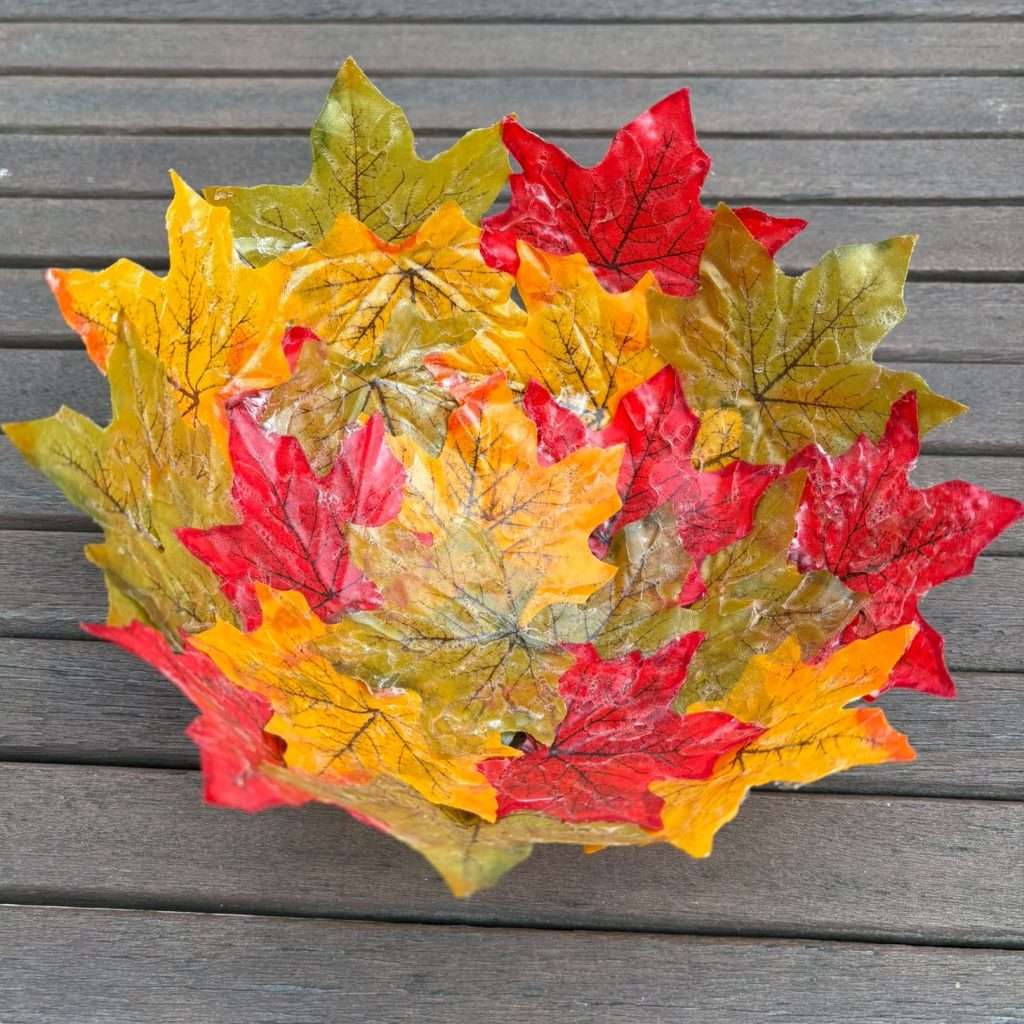 autumn leaf bowl 
