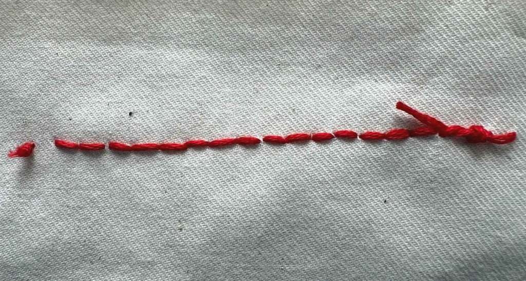 back of stem stitch