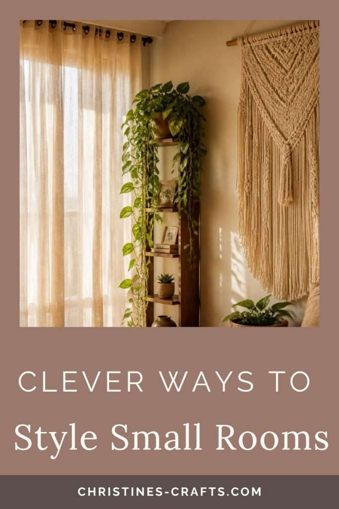 image of corner of a room on a Pinterest pin image