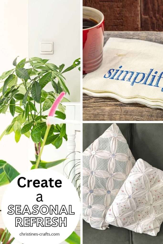 home seasonal refresh Pinterest pin