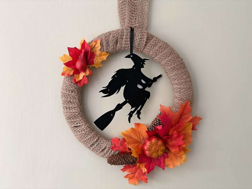 Halloween autumn wreath